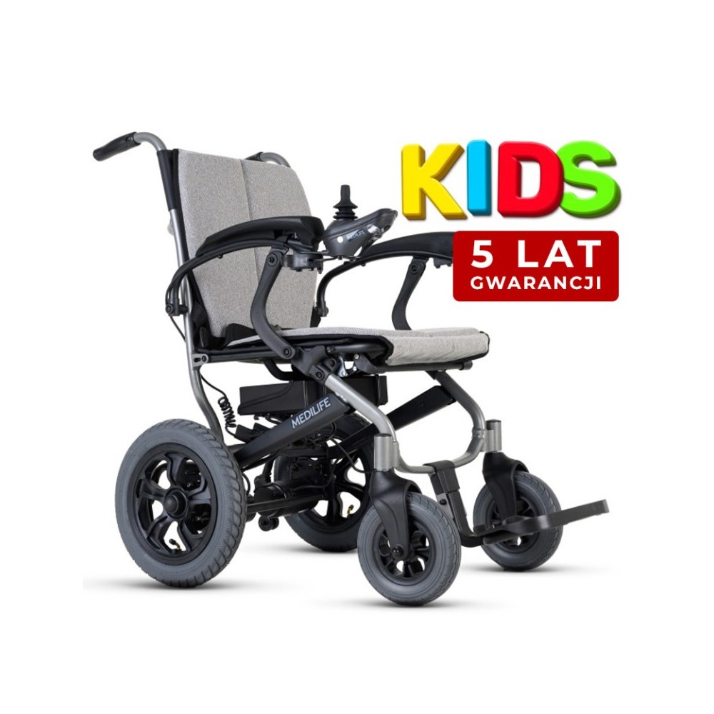 Medilife O2 KIDS -  Wózek Inwalidzki Elektryczny - zabierzesz do samolotu ✈️
