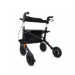 MEDILIFE GRAND BALKONIK CHODZIK DLA SENIORA TERENOWY Z SIEDZISKIEM - BLACK