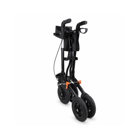 MEDILIFE GRAND BALKONIK CHODZIK DLA SENIORA TERENOWY Z SIEDZISKIEM - BLACK